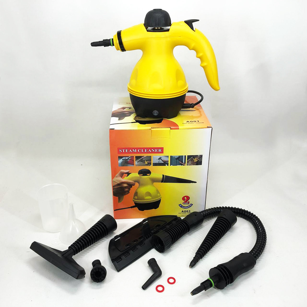 Пароочиститель с функцией отпаривателя Steam Cleaner Pro 1000 Вт 6 насадок
