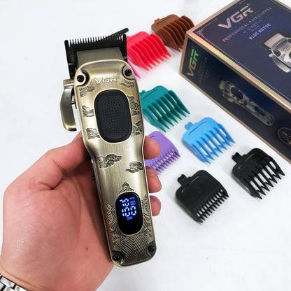 Аккумуляторная машинка для стрижки VGR V-027