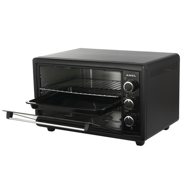 Электродуховка Asel АF50-33 50 л 1500 Вт Духовка электрическая Асель Турецкая, Подсветка, Конвекция