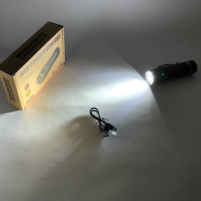 Ручний ліхтарик W5184-6XHP360, Супер яскравий ліхтарик, Суперпотужний пошуковий ручний ліхтар тактичний