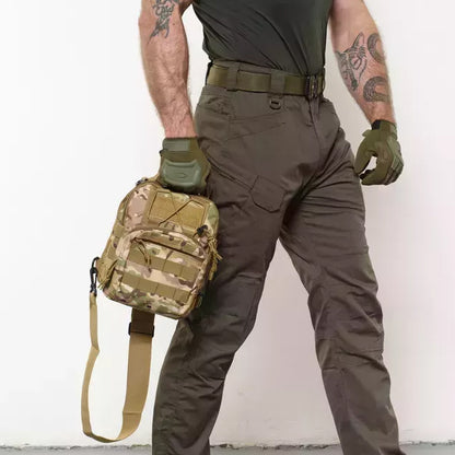 Тактична сумка-рюкзак через плече з Cordura 900D, камуфляж, трансформер, MOLLE