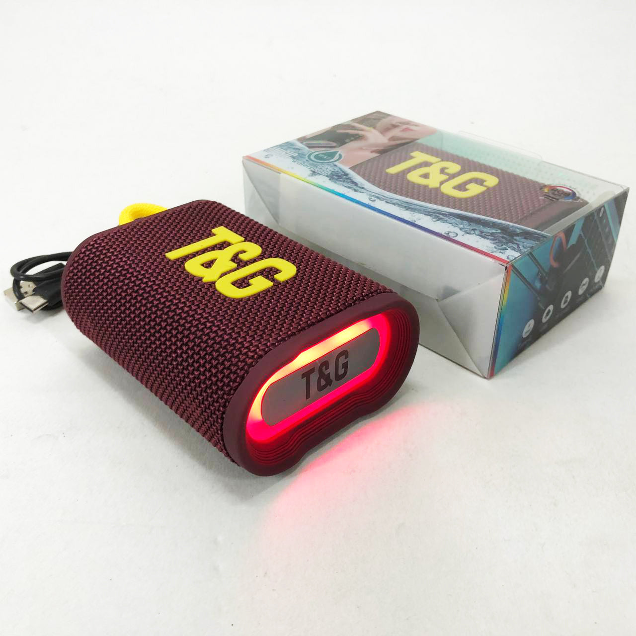 Bluetooth-колонка TG396. Цвет: бордовый