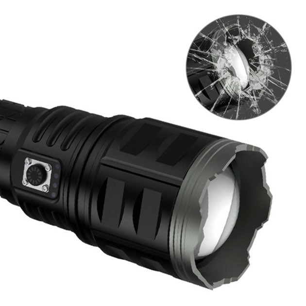 Ручной фонарь Police AK138 WHITE LASER LED PM60-TG с зарядкой USB, работающий от 4х18650 аккумуляторов