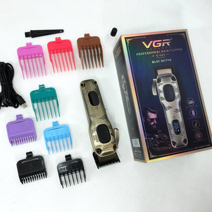 Аккумуляторная машинка для стрижки VGR V-027