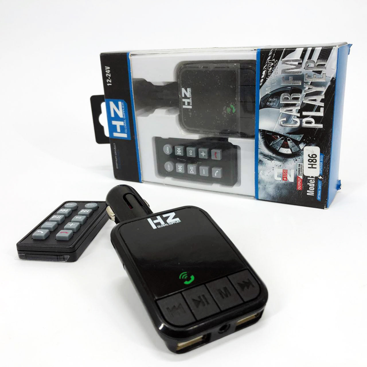 Трансмиттер/модулятор H86BT, FM модулятор с bluetooth, Fm трансмиттер в машину, Качественный фм модулятор