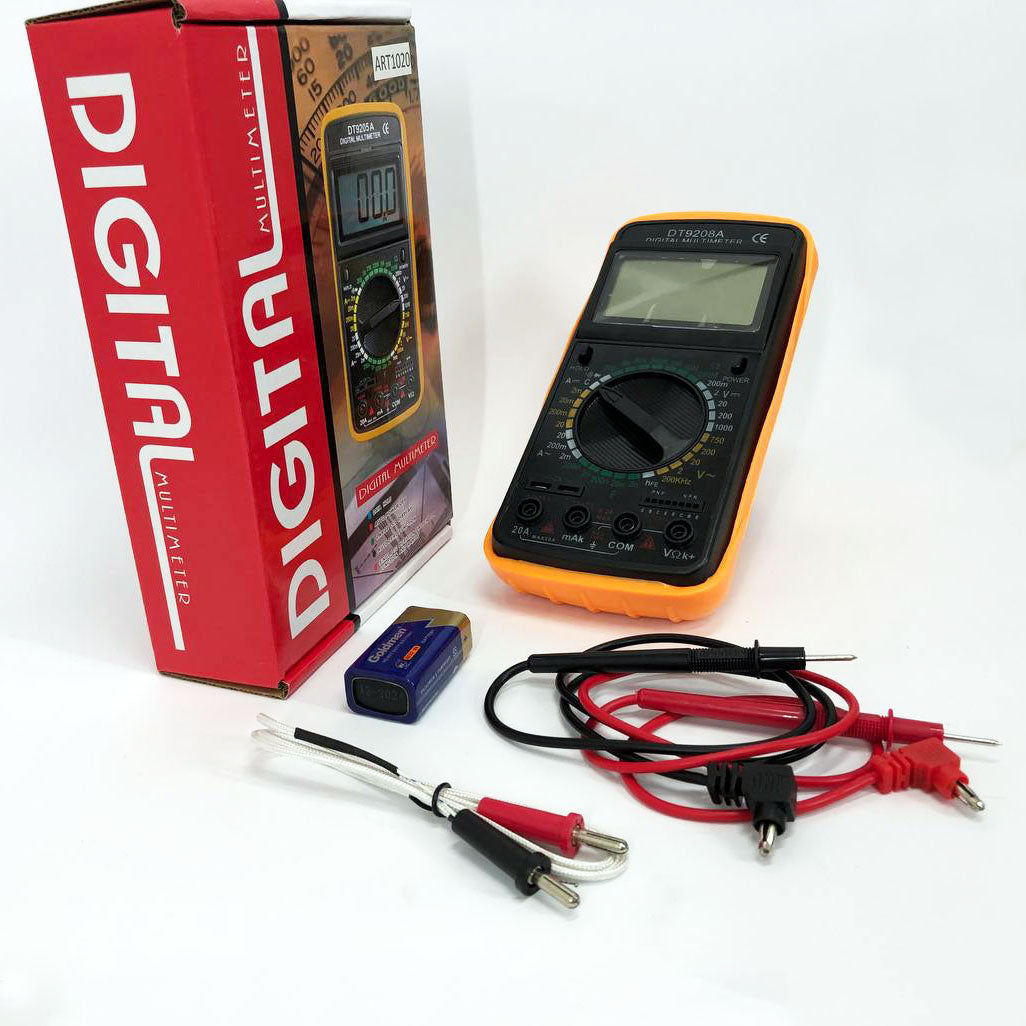 Мультиметр цифровой Digital DT-9208A универсальный, мультиметр для дома, хороший мультиметр