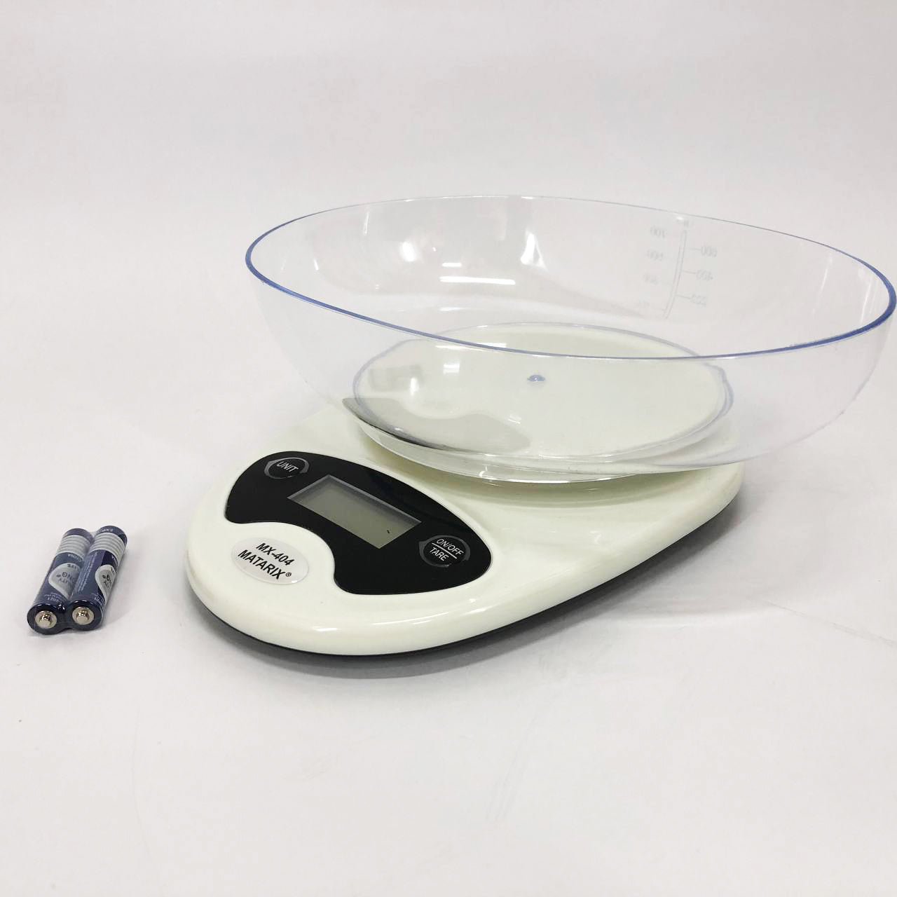 Весы кухонные Matarix MX-404 Электронные С Чашей Кухонные до 7 кг Кухонные весы для взвешивания продуктов