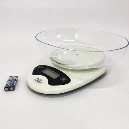 Весы кухонные Matarix MX-404 Электронные С Чашей Кухонные до 7 кг Кухонные весы для взвешивания продуктов
