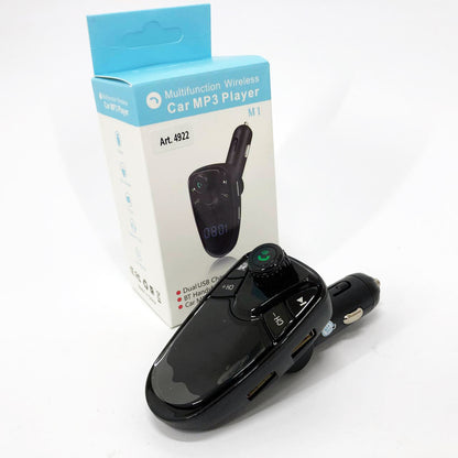 Трансмиттер M1, Трансмиттер для музыки в машину передатчик для музыки в машину, Качественный фм модулятор