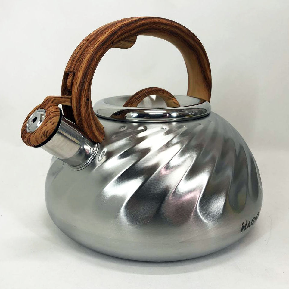 Чайник Magio MG-1194 3 л со свистком, чайник со свистком для индукционной плиты, чайник газовый