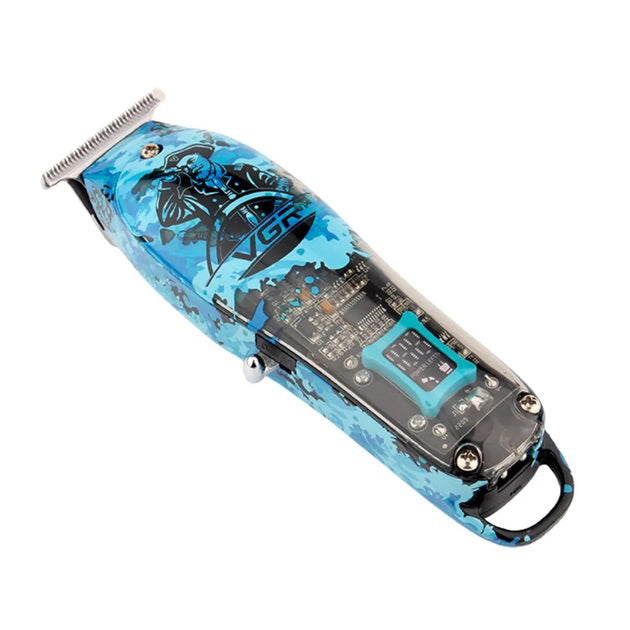 Триммер для волос и бороды профессиональный VGR V-923 аккумуляторный с LED-индикатором