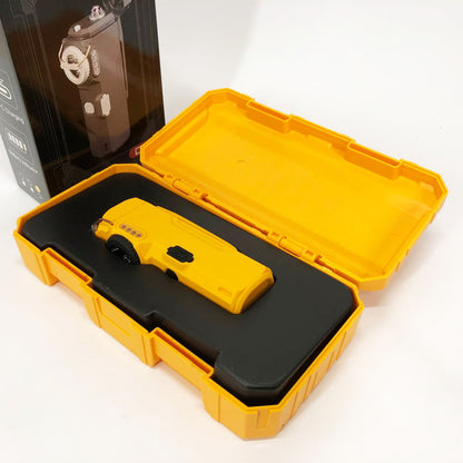 Фонарик-зажигалка армейская MULTIFUNCTIONAL D51-COB электроимпульсная аккумуляторная. Цвет: желтый
