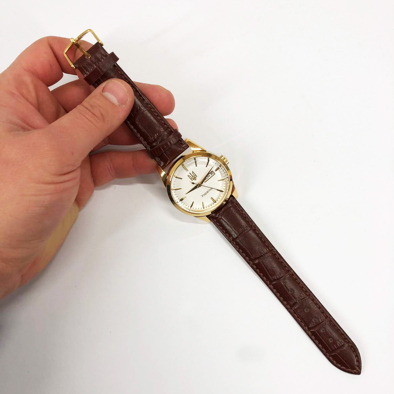 Часы наручные мужские SKMEI 3709/9073GDWT-B, Стильные повседневные мужские кварцевые часы