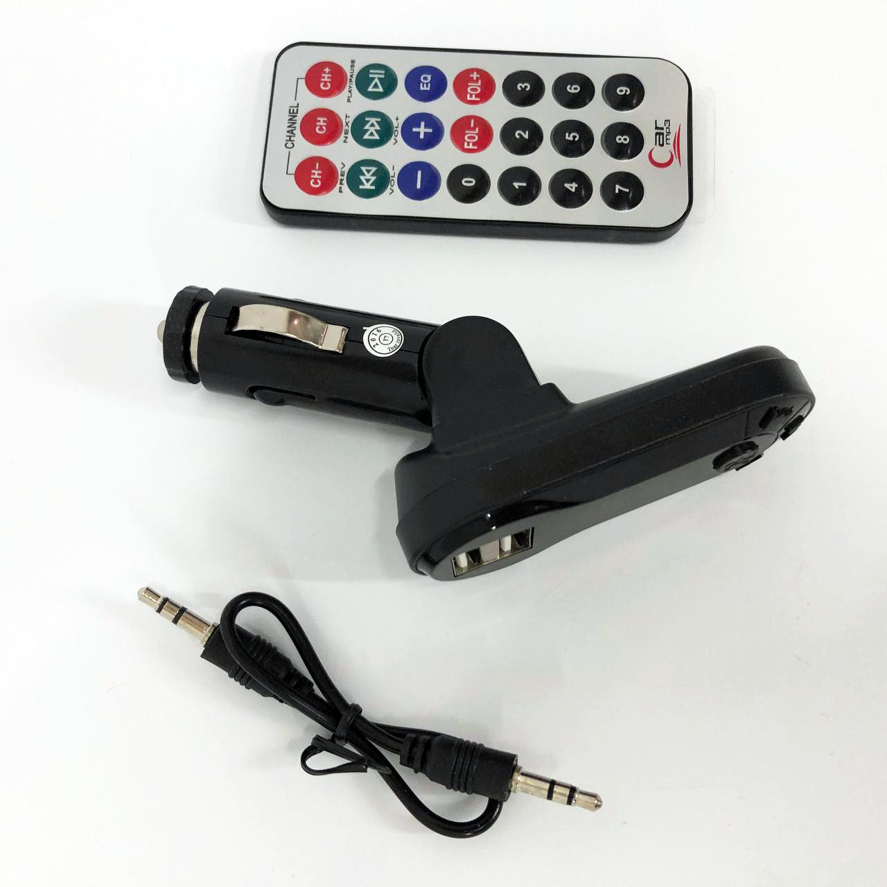 Автомобильный трансмиттер/модулятор CM i9, Блютуз фм трансмиттер, Модулятор для автомобиля. Цвет: черный