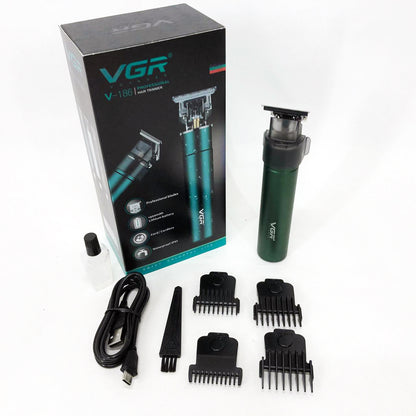 Машинка для стрижки аккумуляторная VGR V-186 триммер для волос и бороды