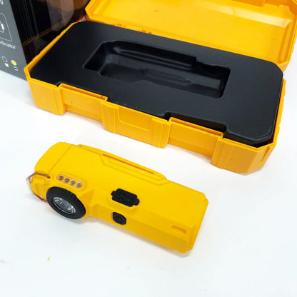 Фонарик-зажигалка армейская MULTIFUNCTIONAL D51-COB электроимпульсная аккумуляторная. Цвет: желтый