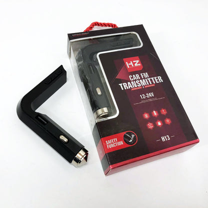 Автомобильный MP3 Трансмиттер FM–модулятор HZ H13 LCD AUX/USB, Блютуз фм передатчик для автомагнитолы