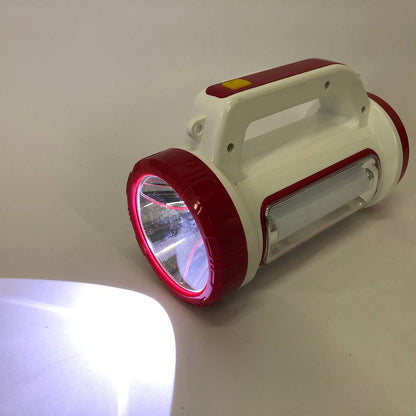 Фонарь кемпинговый с солнечной панелью 5158-LED-COB power bank, кемпинговый фонарь-лампа. Цвет: красный