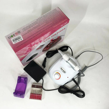 Фрезер для маникюра и педикюра Drill Pro Nail Drill, 30000 об/мин, фрезер для ногтей. Цвет: белый