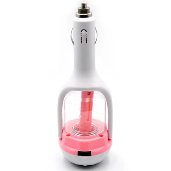 Увлажнитель воздуха авто, увлажнитель воздуха автомобильный Air Purifier BA-3. Цвет: розовый