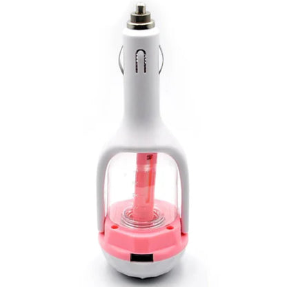 Увлажнитель воздуха авто, увлажнитель воздуха автомобильный Air Purifier BA-3. Цвет: розовый