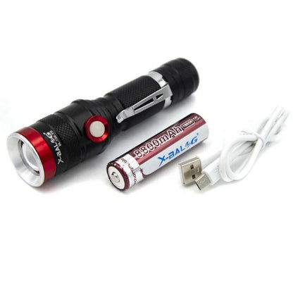 Фонарик тактический ручной Bailong BL-736-T6, фонарик светодиодный ручной аккумуляторный портативный