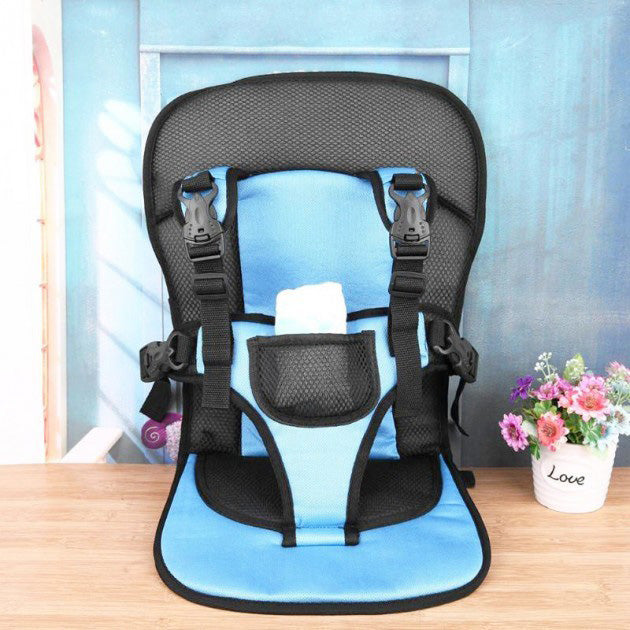 Детское бескаркасное автокресло Multi Function Car Cushion до 12 лет. Цвет: синий