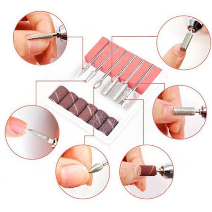 Фрезер для маникюра и педикюра Drill Pro Nail Drill, 30000 об/мин, фрезер для ногтей. Цвет: белый