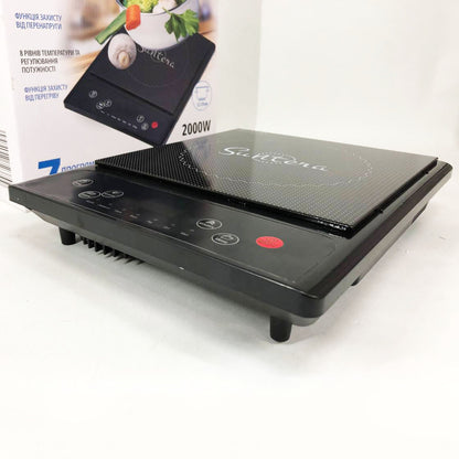 Электроплитка Suntera ICD-1009 2000 Вт индукционная плита мини, плита инфракрасная, сенсорные электроплиты