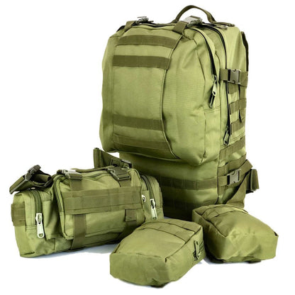 Сумка - подсумок тактическая поясная Tactical военная, сумка нагрудная с ремнем 5 литров кордура хаки