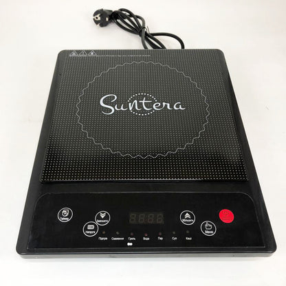 Электроплитка Suntera ICD-1009 2000 Вт индукционная плита мини, плита инфракрасная, сенсорные электроплиты