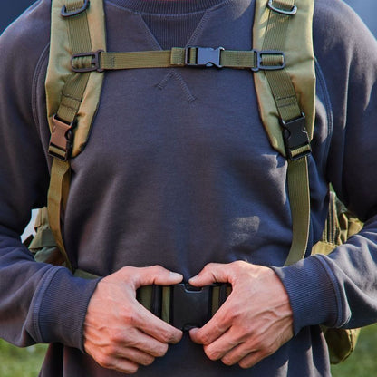 Сумка - подсумок тактическая поясная Tactical военная, сумка нагрудная с ремнем 5 литров кордура хаки