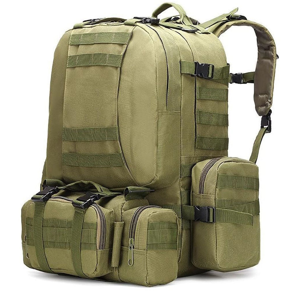 Сумка - подсумок тактическая поясная Tactical военная, сумка нагрудная с ремнем 5 литров кордура хаки