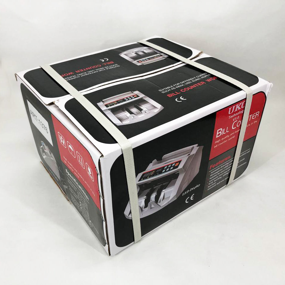Счетная машинка Bill Counter UKC MG-2089, машинка для счета денег с ультрафиолетовым детектором валют