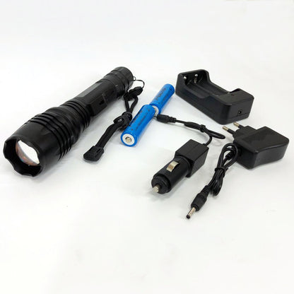 Ручний акумуляторний ліхтар Bailong BL-P08-P50, потужний ручний ліхтарик, ручний ліхтарик led