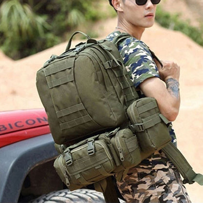 Сумка - подсумок тактическая поясная Tactical военная, сумка нагрудная с ремнем 5 литров кордура хаки