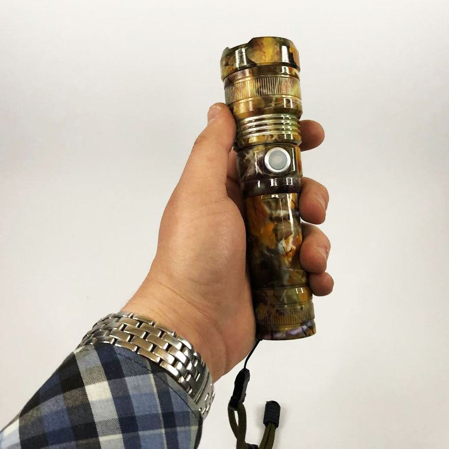 Фонарик ручной тактический Bailong BL-P512M-P90, Тактичный фонарь, Сильный фонарик, Лед фонарь ручной