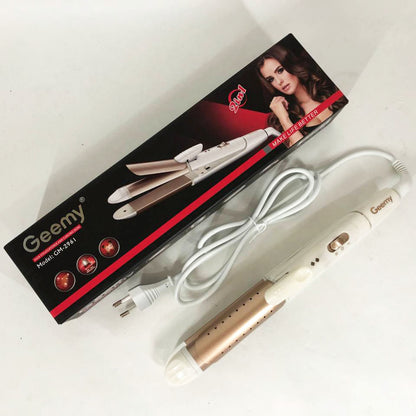 Щипцы утюжок для волос GEMEI GM-2961, стайлер для завивки, прибор для завивки волос, утюжок