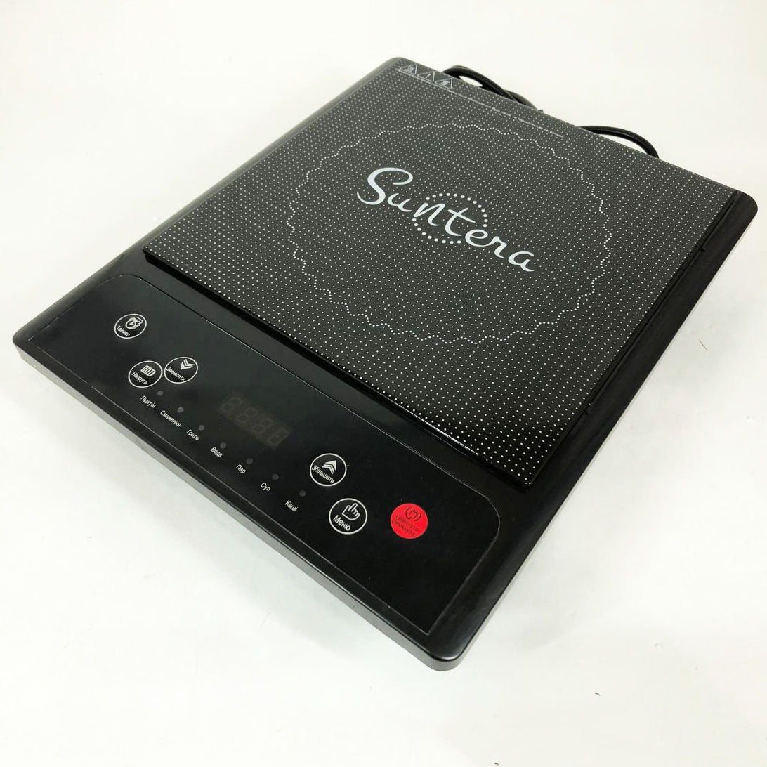 Электроплитка Suntera ICD-1009 2000 Вт индукционная плита мини, плита инфракрасная, сенсорные электроплиты