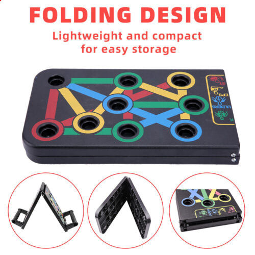 Тренажер для отжиманий Foldable Push Up, портативный тренажер для отжиманий, платформа для отжимания