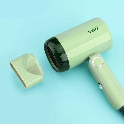 Дорожный складной фен VGR V-421 1200 Вт для сушки укладки волос электрофен, Фен для волос с режимами