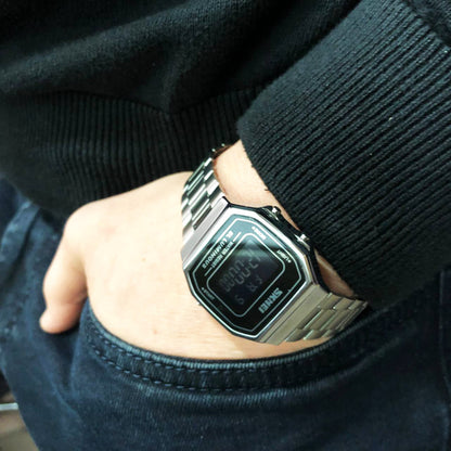 Часы наручные мужские SKMEI 1647SI, армейские часы противоударные, модные мужские часы