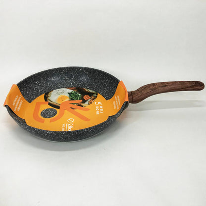 Сковорода Well Done WD-1038N с покрытием Marble Stone 28 см, сковорода с индукционным дном