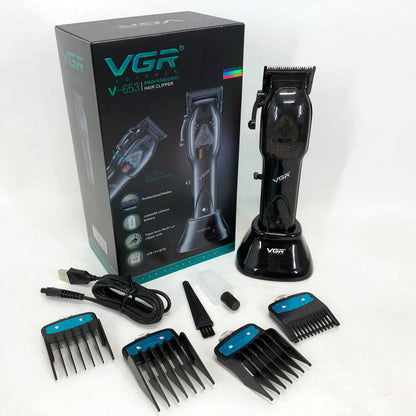 Машинка для стрижки волос VGR Hair Clipper V-653 Voyager, беспроводная электробритва, для дома