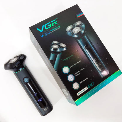 Электробритва портативная бритва VGR V-310 шейвер для бритья бороды и усов с аккумулятором