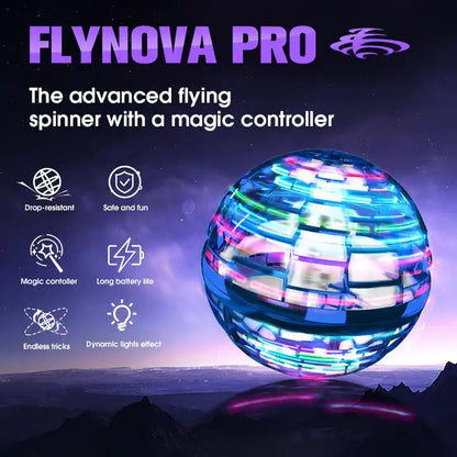Flynova pro flying spinner, Летающий мяч бумеранг, Летающий шар-спинер, Летающий шар спинне