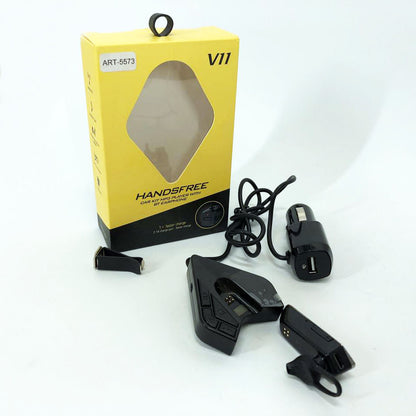 Трансмиттер FM V11 BT с Bluetooth гарнитурой модулятор, блютуз фм передатчик для автомагнитолы