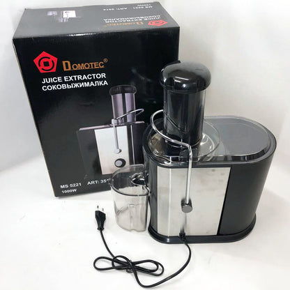 Соковитискач Domotec MS-5221 1000 W, соковитискач універсальний соковитискач електро на склянку