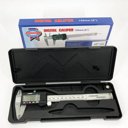 Штангенциркуль цифровой 150мм, Штангенциркуль с электронной системой измерений, Микрометр в кейсе