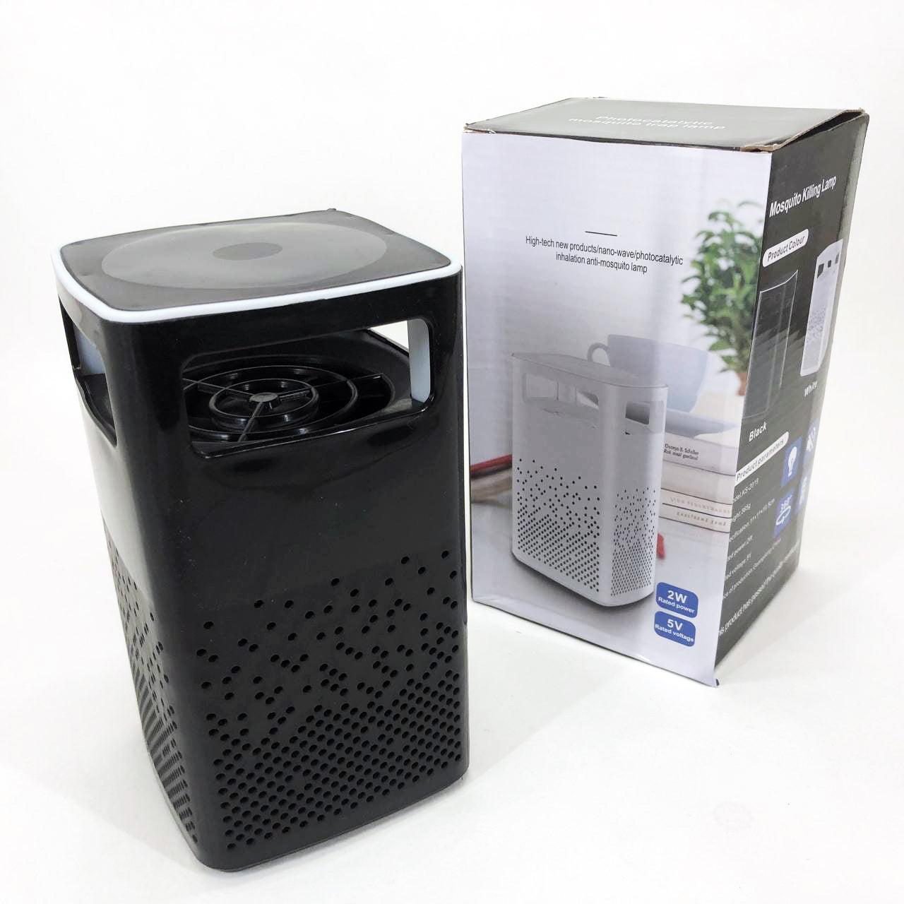 Лампа от комаров USB Bug Zapper Fly. Цвет: черный